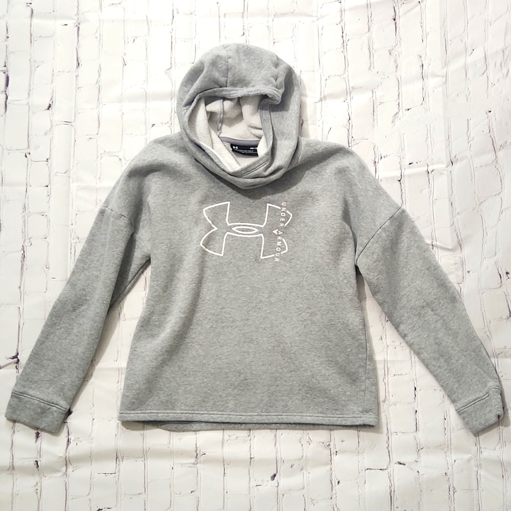 Under Armour Rival Fitness Fleece Top Big Logo  medium